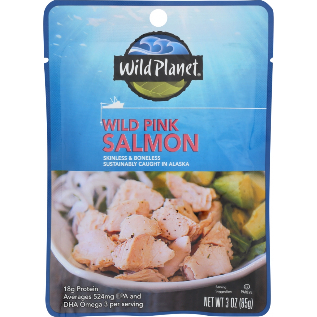 Convenient Wild Pink Salmon Pouch, 3 oz