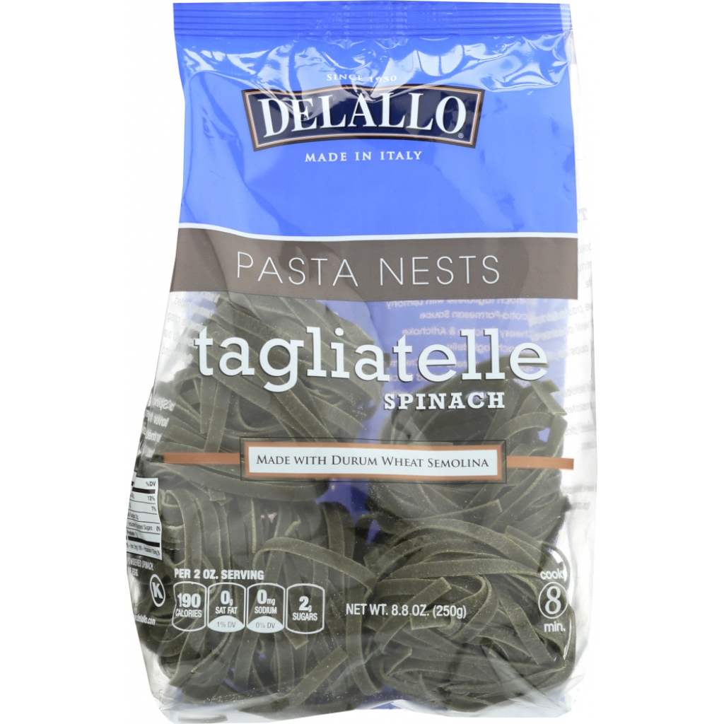 Spinach Tagliatelle Nest Pasta