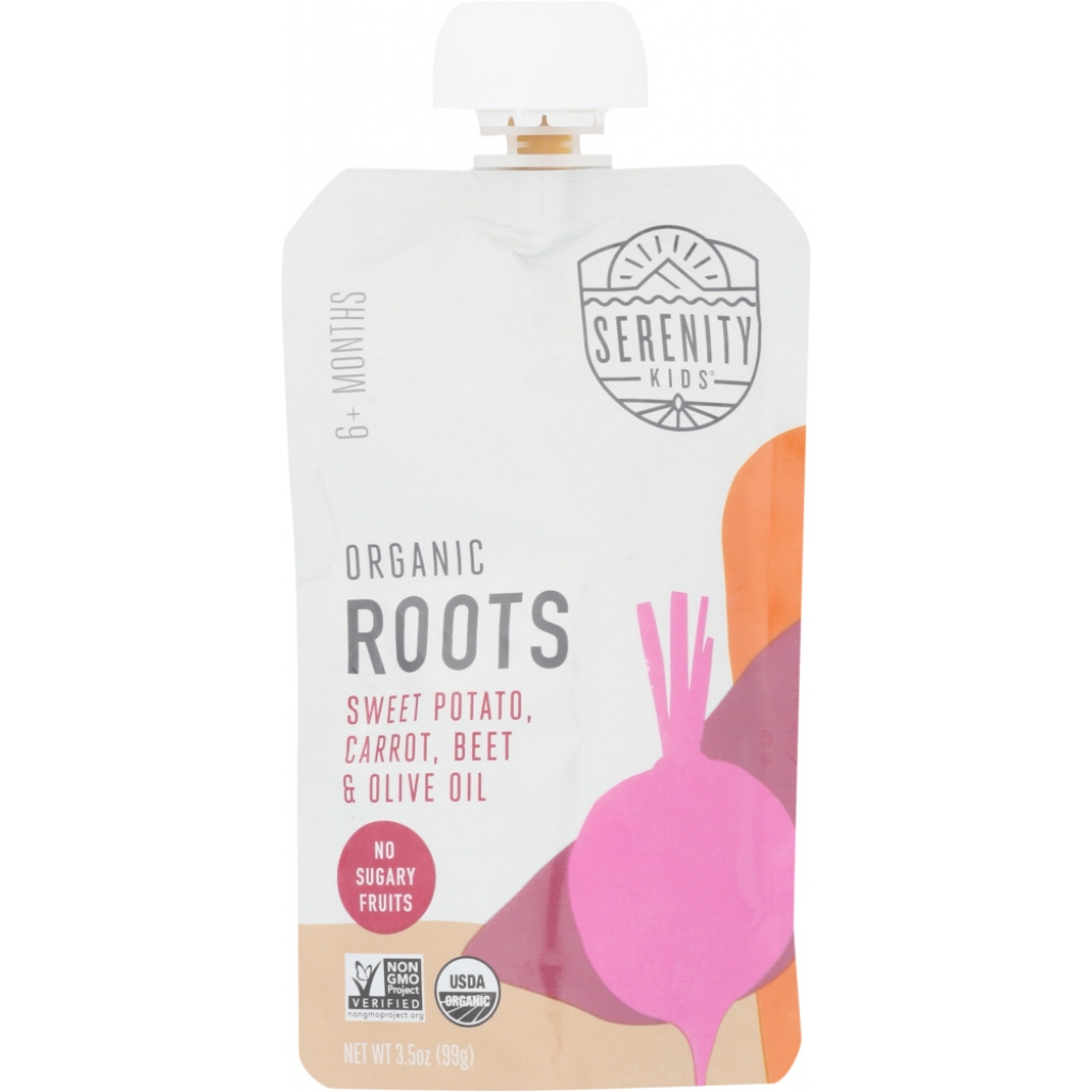 Nutritious Organic Roots Baby Food, 3.5 oz