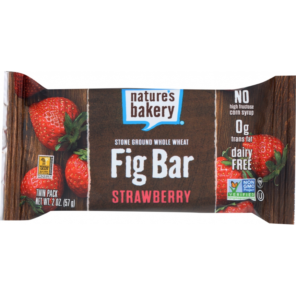 Soft-Baked Whole Wheat Strawberry Fig Bars, Twin Pack 2 oz