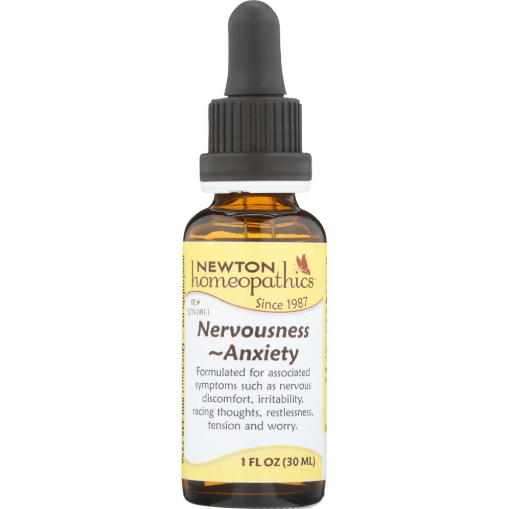 Homeopathic Nervousness Anxiety Remedy, 1 oz