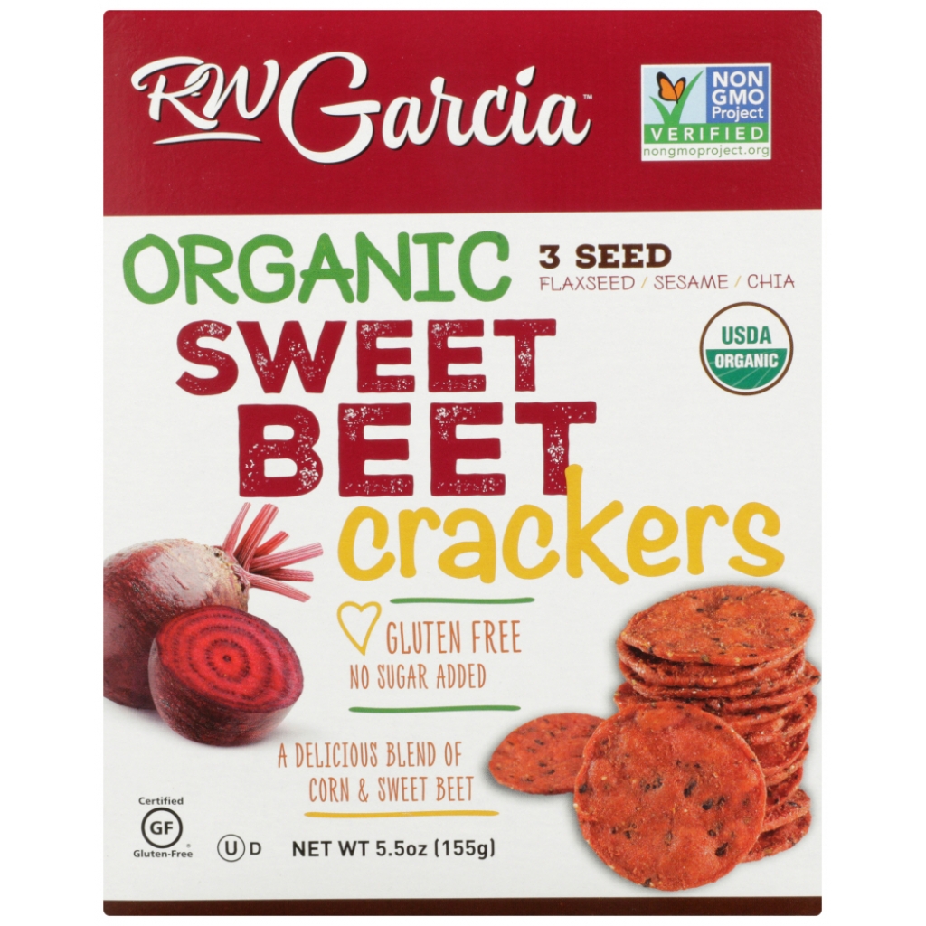 Organic Sweet Beet Crackers