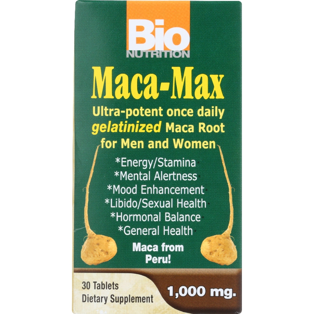 Gelatinized Maca-Max Capsules, 1000 mg, 30 Tablets