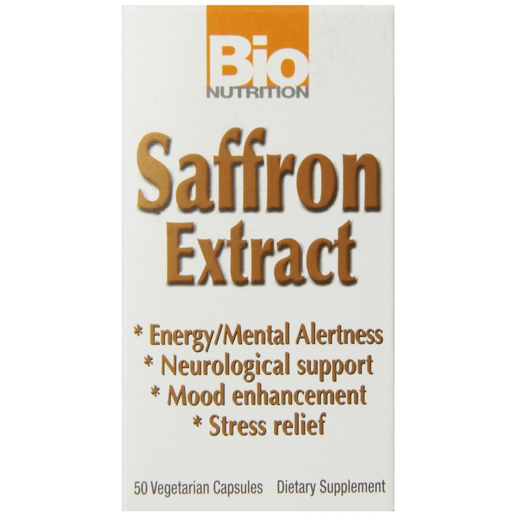 Premium Saffron Extract Supplement - 50 Vegetarian Capsules