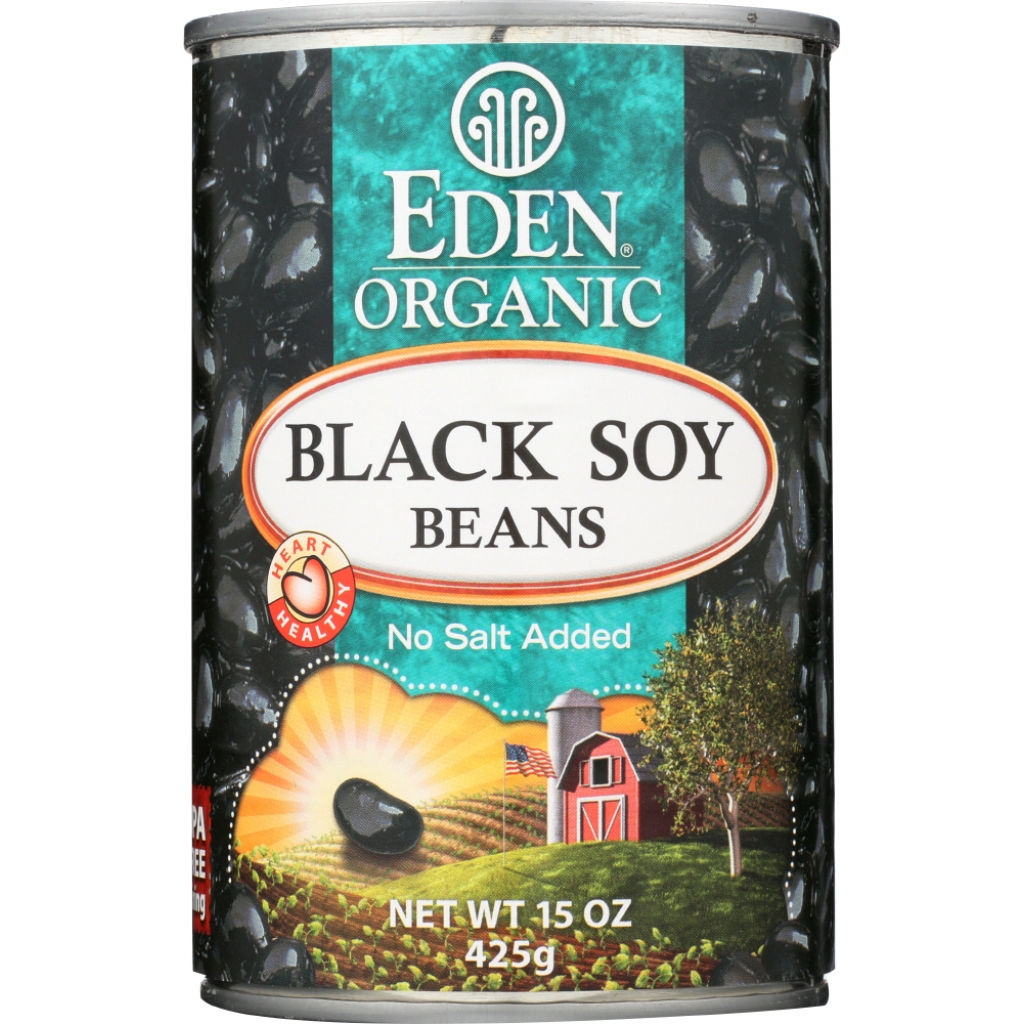 Organic Black Soy Beans (15 oz)