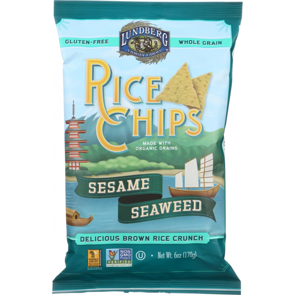 Sesame & Seaweed Rice Chips - 6 oz