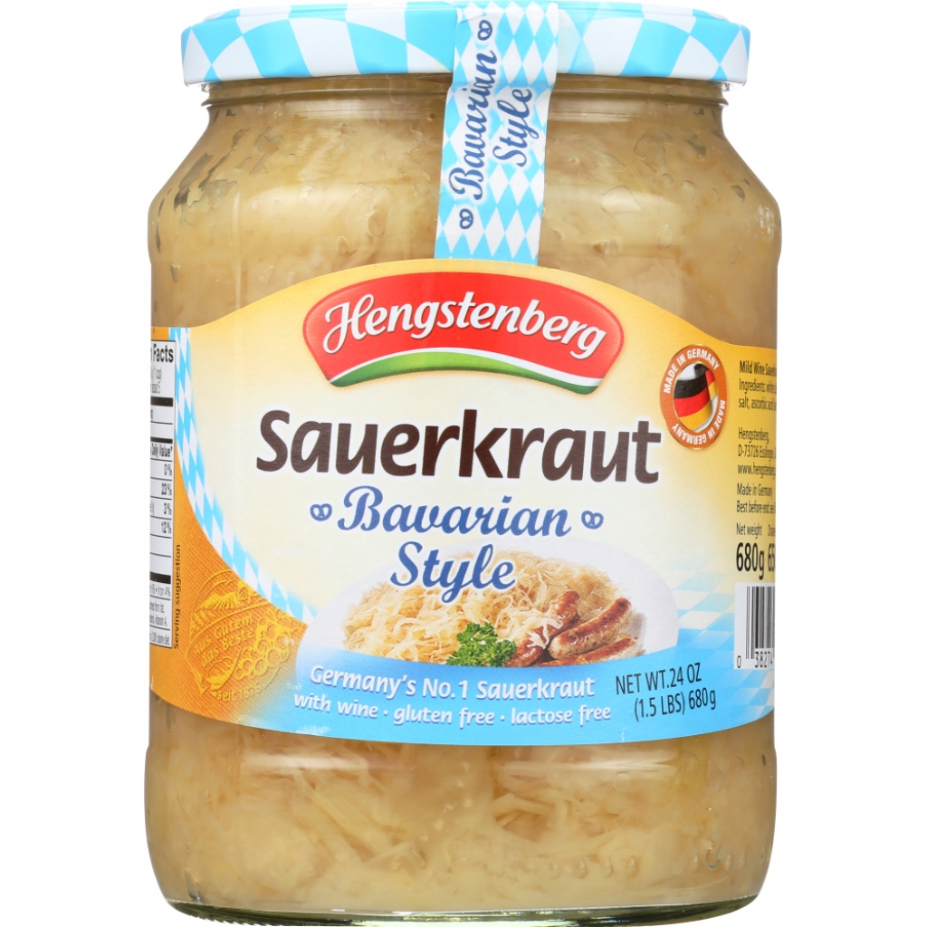 Bavarian Style Sauerkraut with Wine - 24 oz