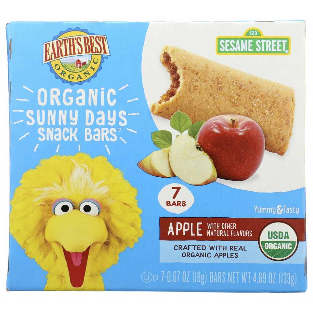 Organic Apple Sunny Days Snack Bars - 5.3 oz