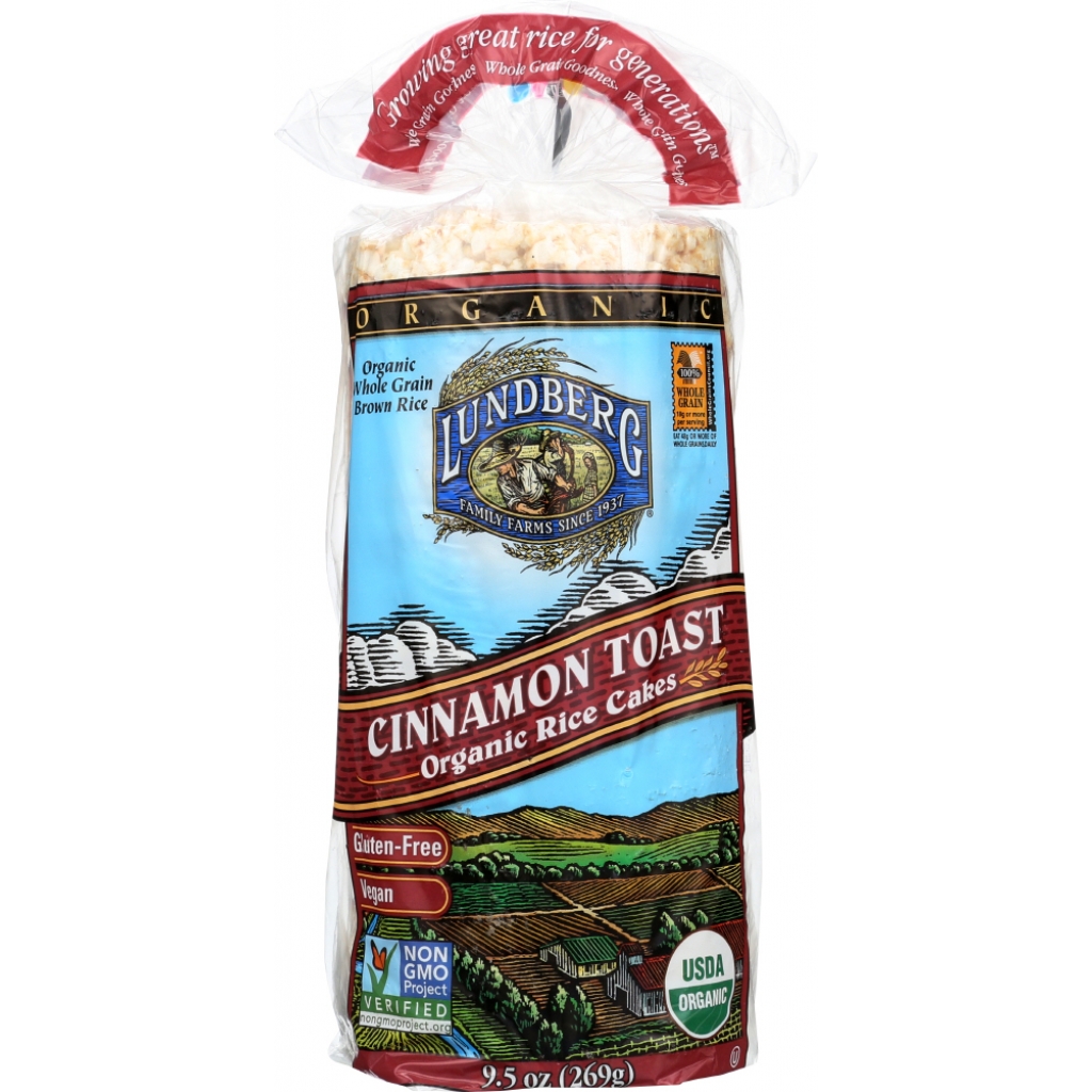 Organic Cinnamon Toast Rice Cakes