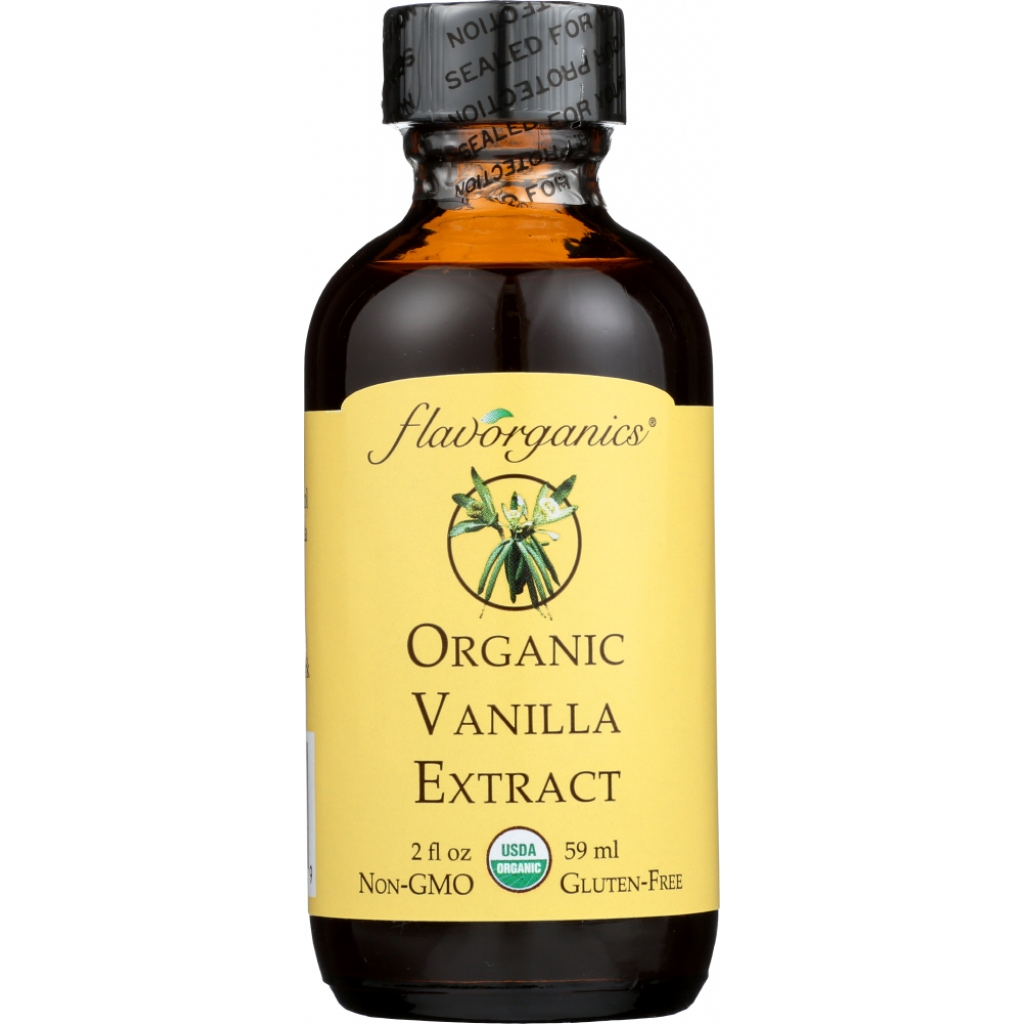 Premium Organic Vanilla Extract, 2 oz