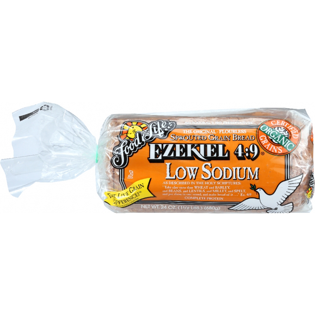 Sprouted Grain Low Sodium Bread - 24 oz