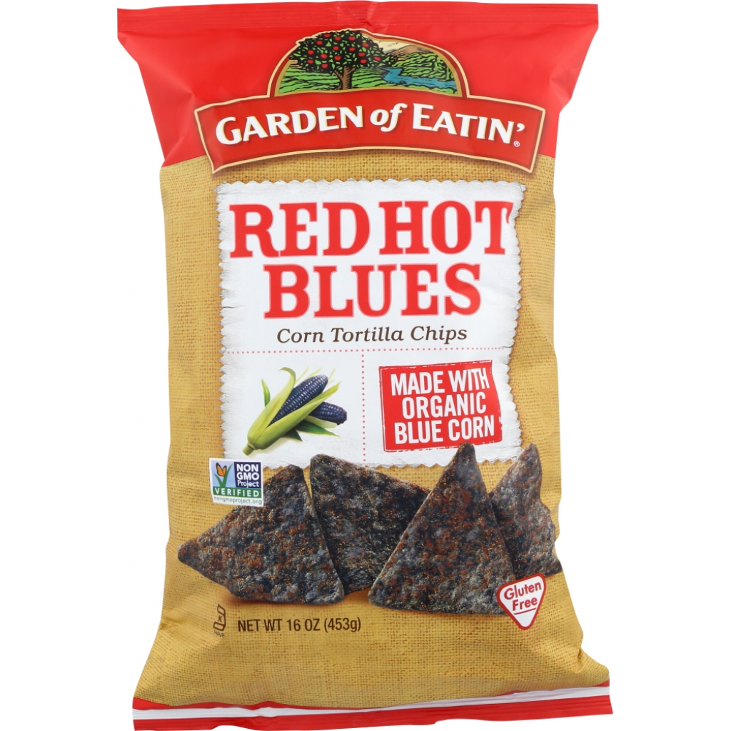 Red Hot Blues Tortilla Chips - 16 oz