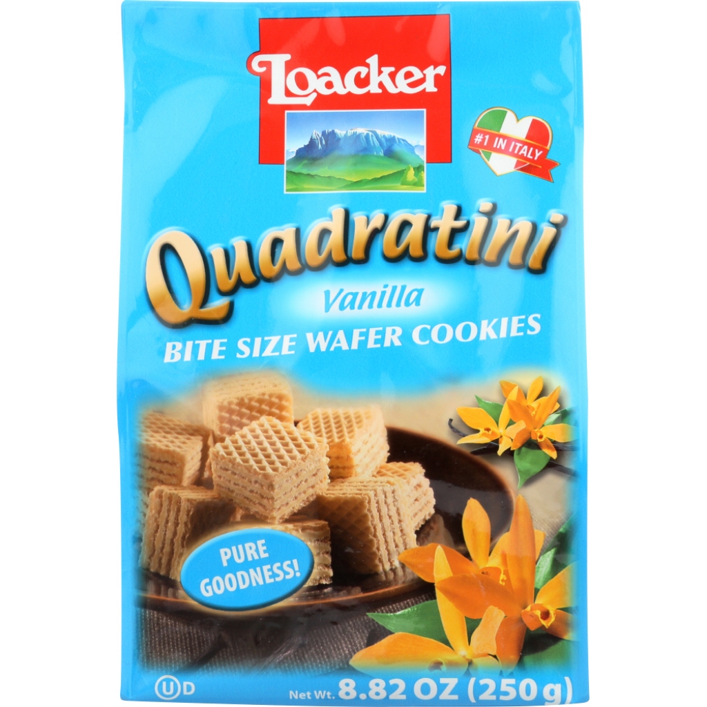 Vanilla Quadratini Wafer Cookies - 8.82 oz