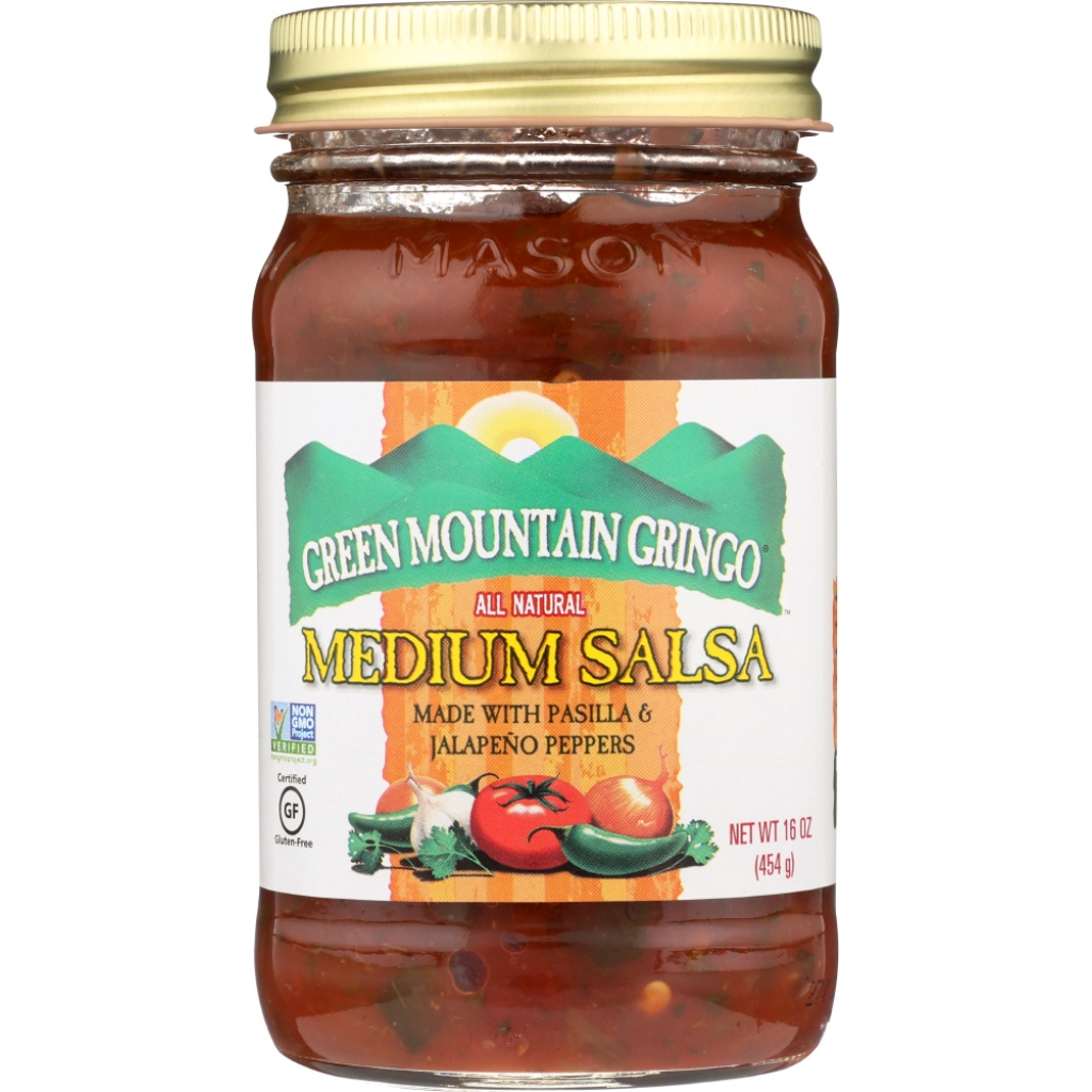 Medium Salsa - Fresh & Flavorful, 16 oz