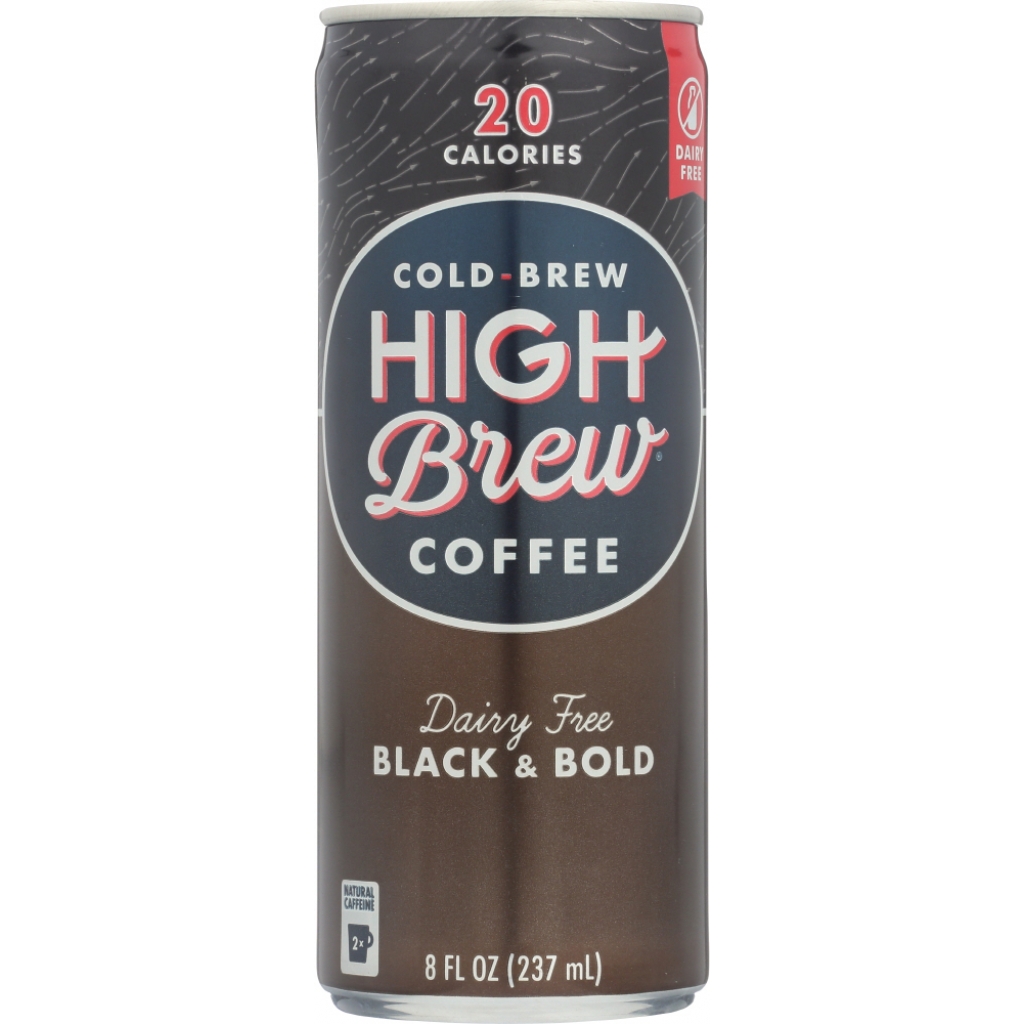 Cold Brewed Dairy Free Black & Bold Coffee - 8 oz