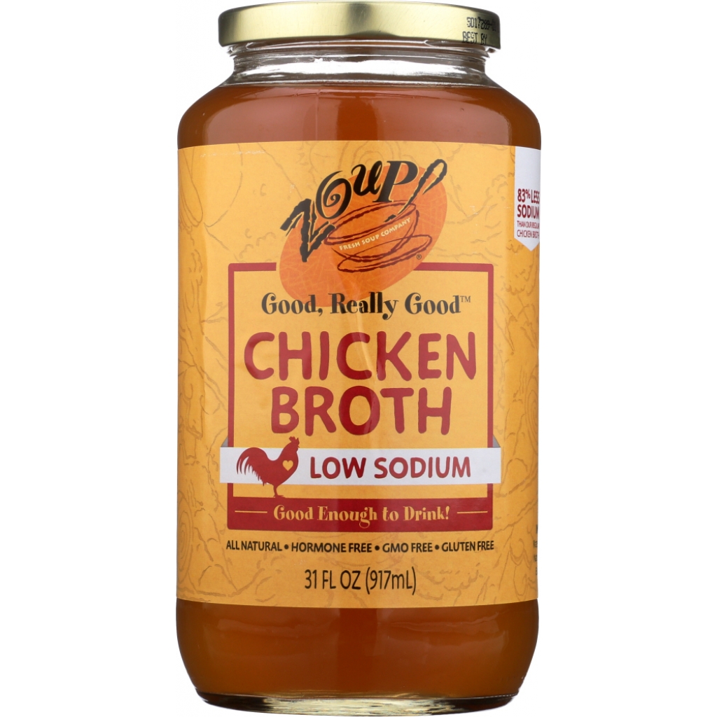 Low Sodium Chicken Broth for Gourmet Cooking