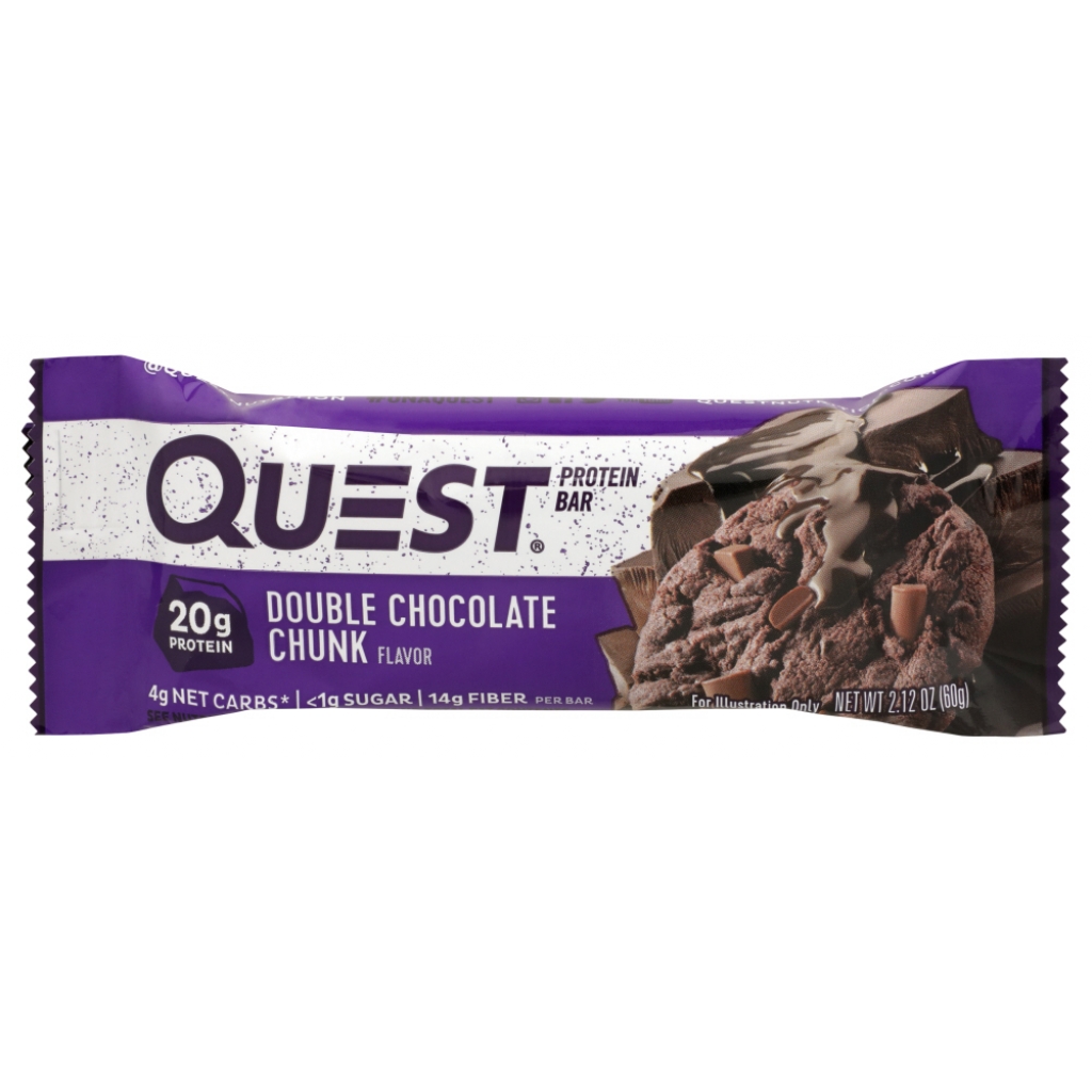 Protein Bar - Double Chocolate Chunk Flavor - 2.12 oz