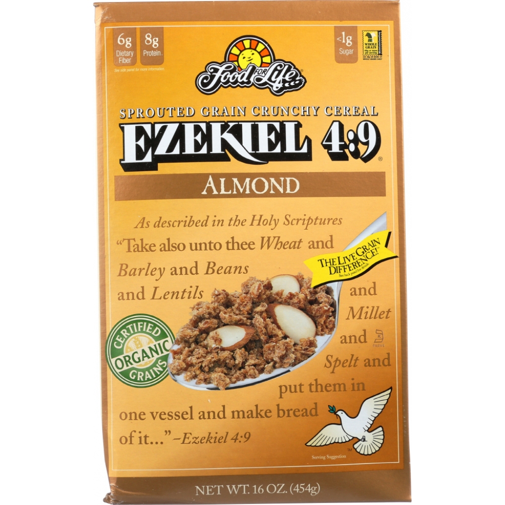 Ezekiel 4:9 Sprouted Grain Cereal with Almond - 16 oz