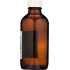 Amber Glass Bottle with Writable Label, 4 oz