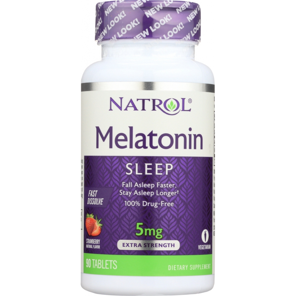 Fast Dissolve Melatonin Tablets - 5 mg, 90 Count