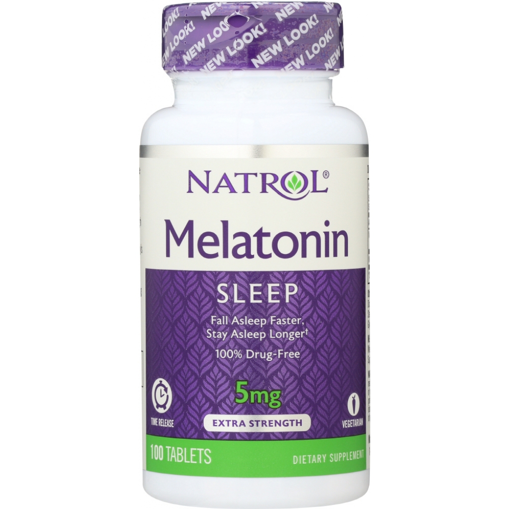 Melatonin TR Time Release 5 mg - 100 tablets