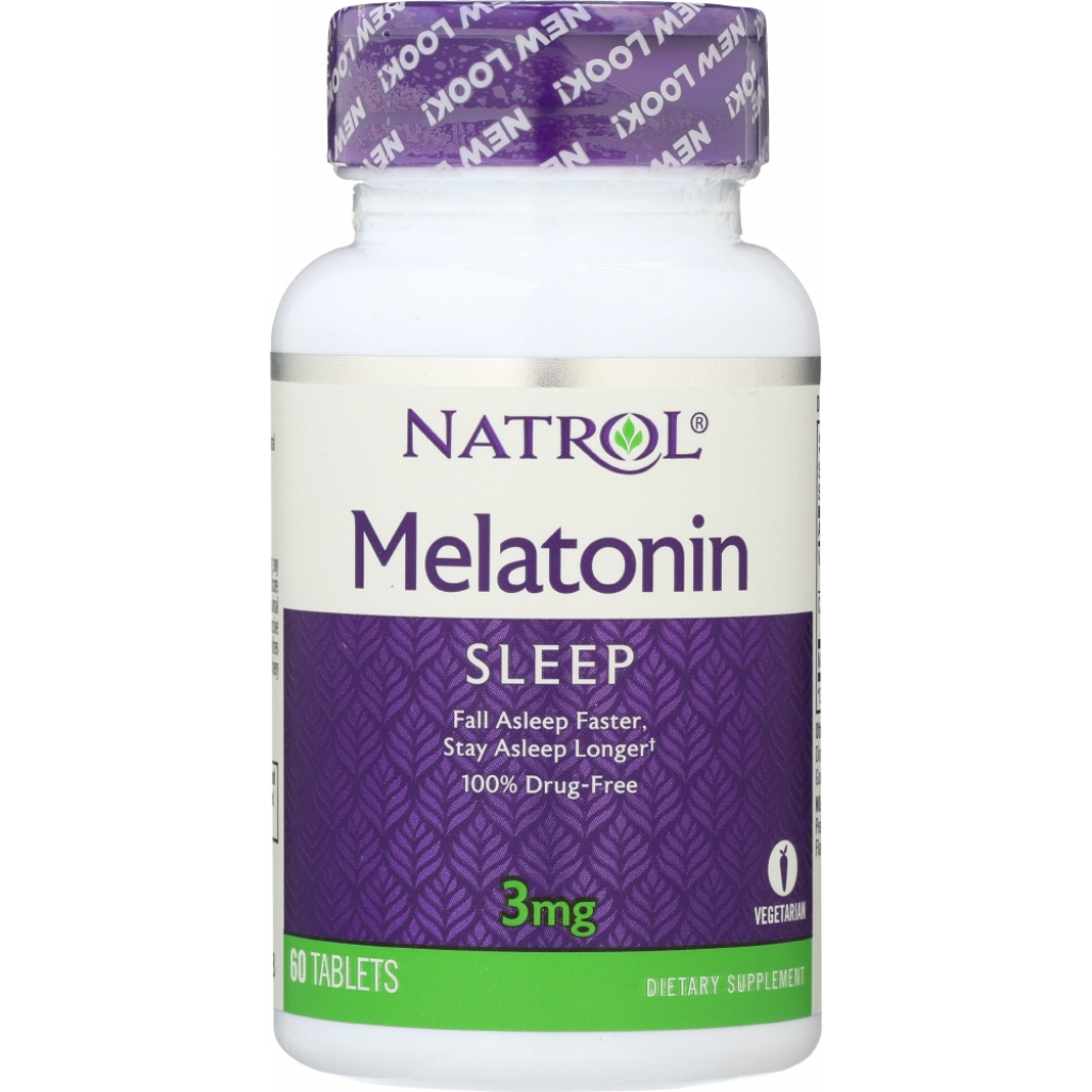 Natrol 3mg Melatonin Sleep Support Tablets - 60 Count