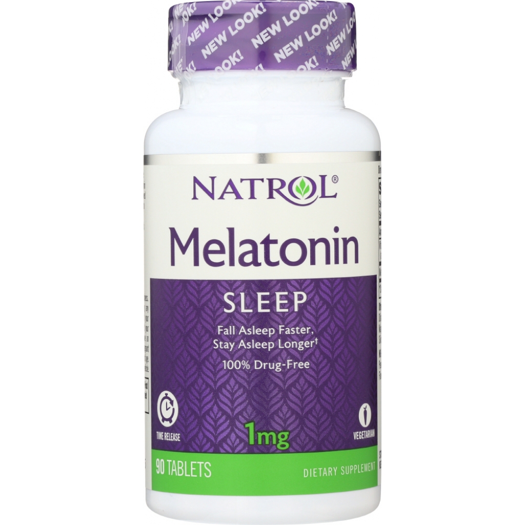 Melatonin Time Release Tablets (1mg), 90 Tablets