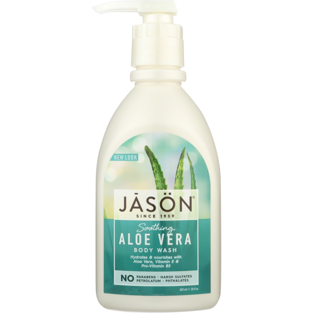 Soothing Aloe Vera Body Wash - Nourishing Cleanse, 30 oz