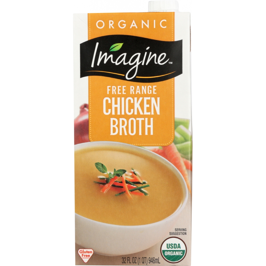 Organic Free Range Chicken Broth, 32 oz