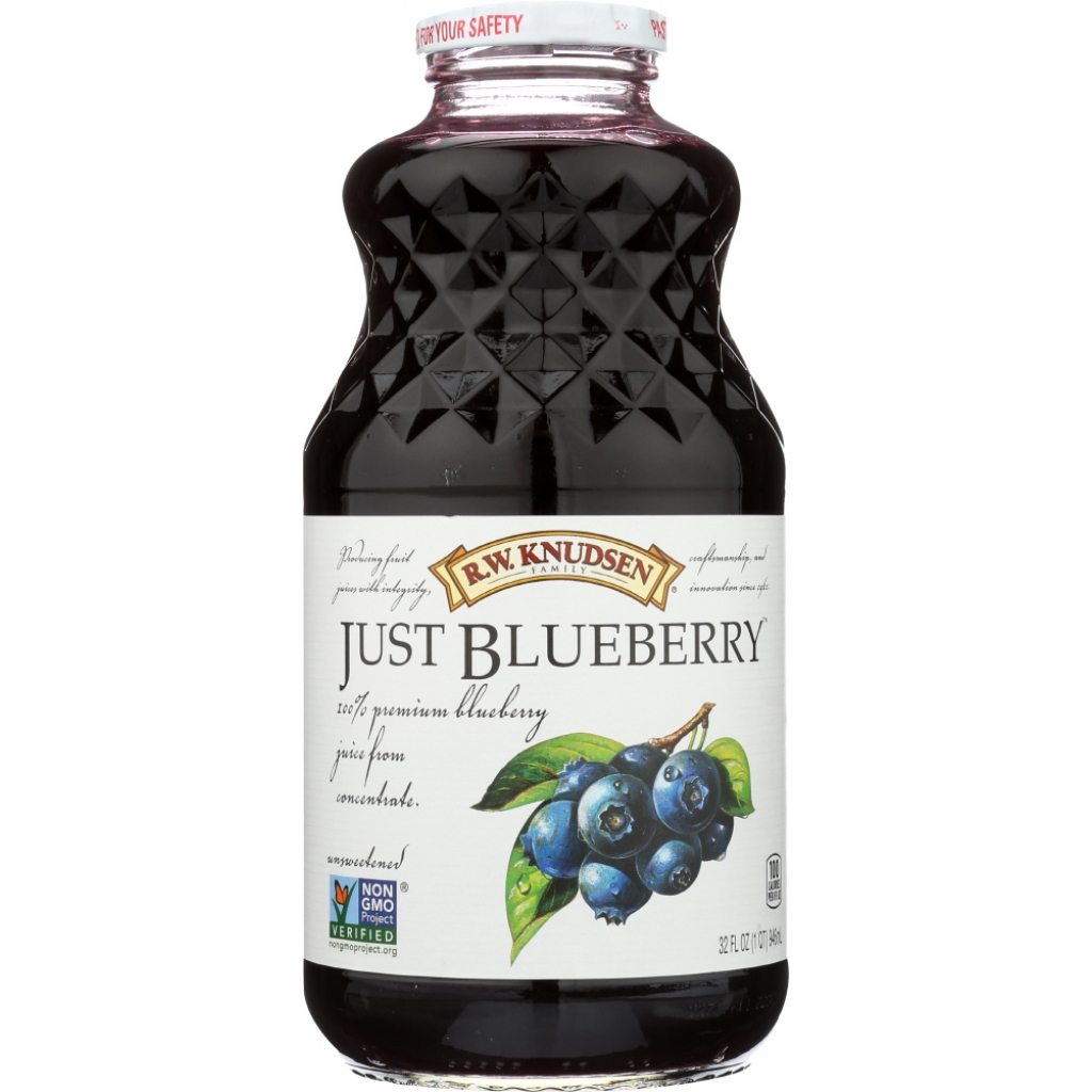 Just Juice Blueberry, 32 oz - Naturally Sweet and Pure