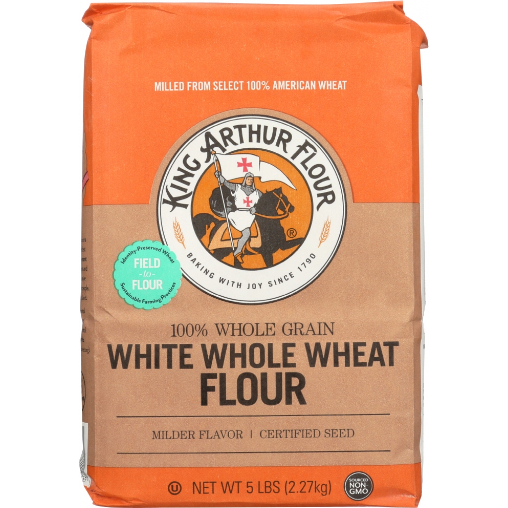 Unbleached White Whole Wheat Flour, 5 lbs