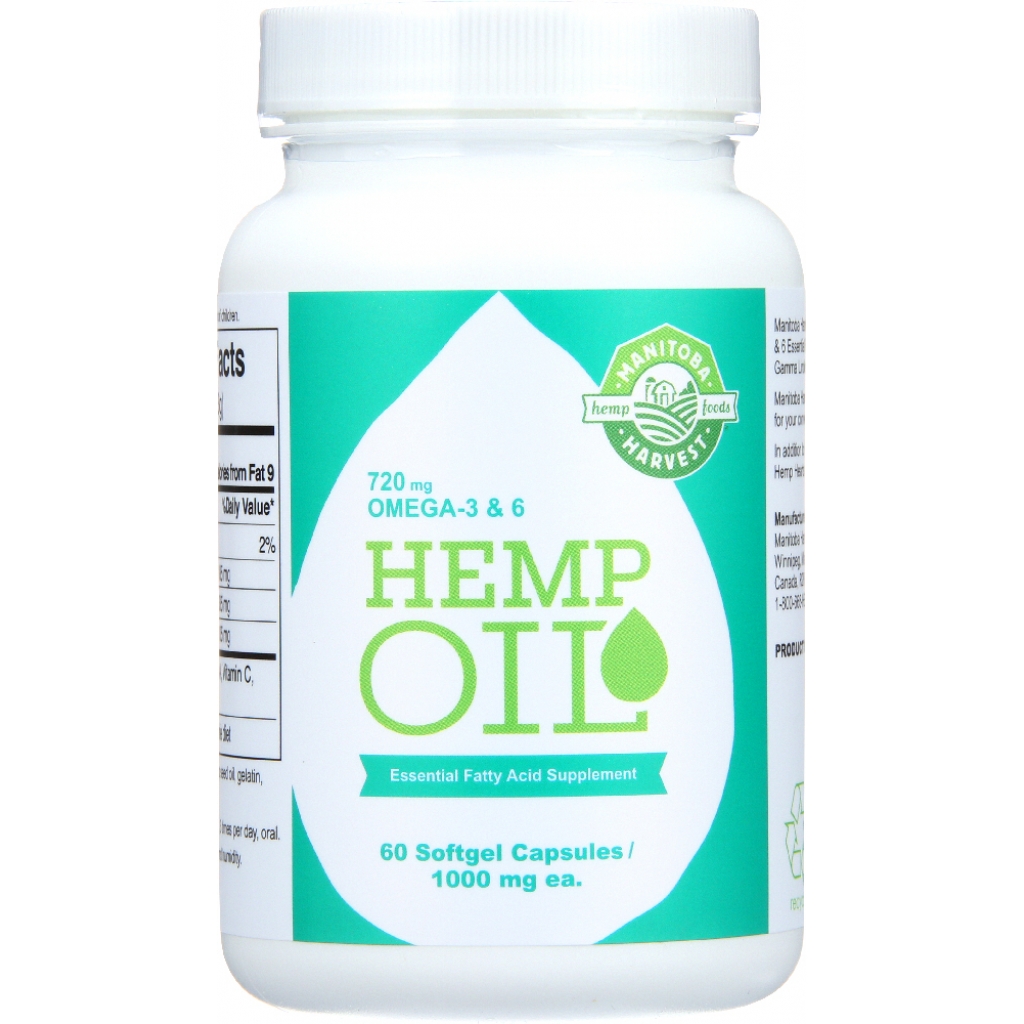 Hemp Seed Oil Softgels for Healthy Living