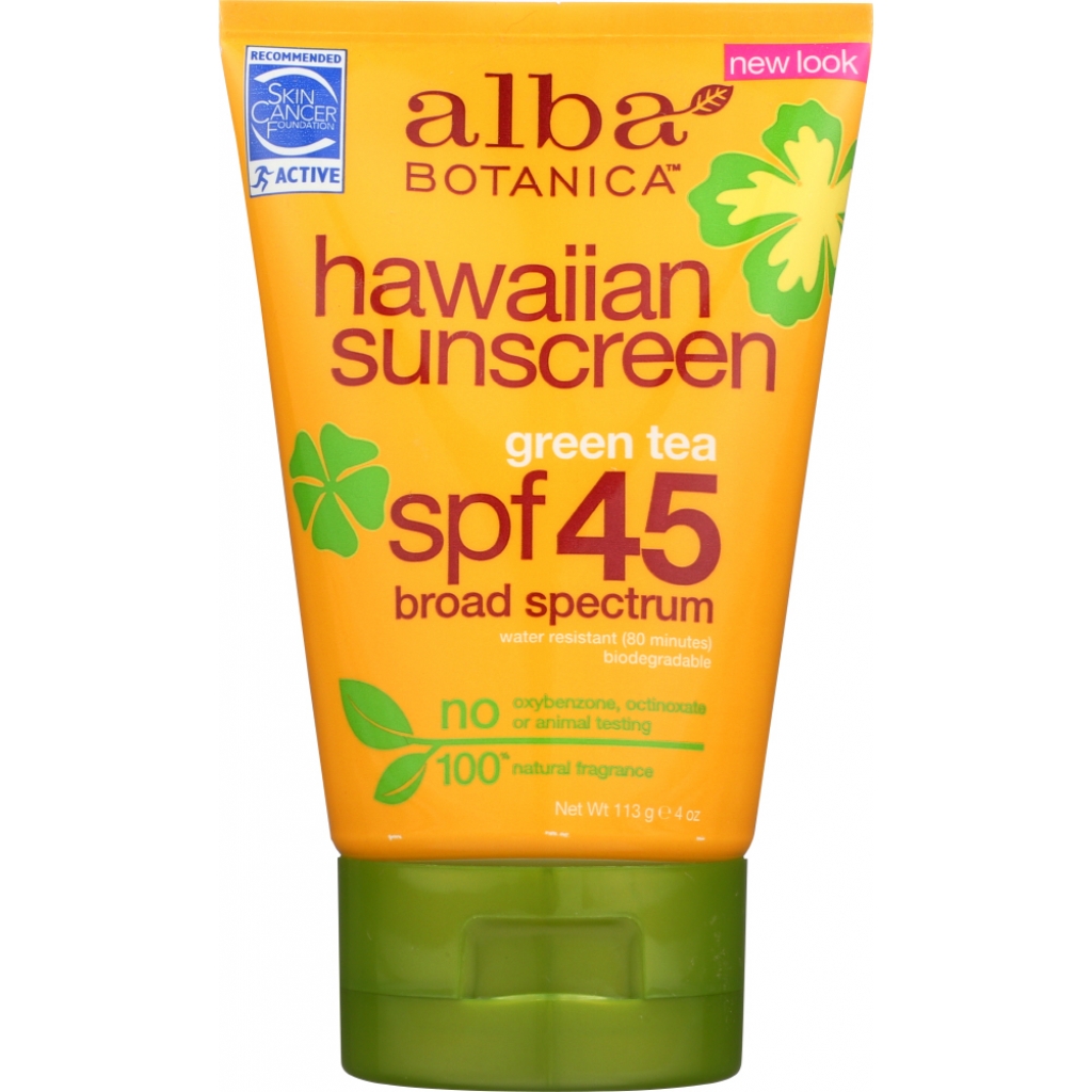 Natural Green Tea SPF 50 Sunblock - 4 oz