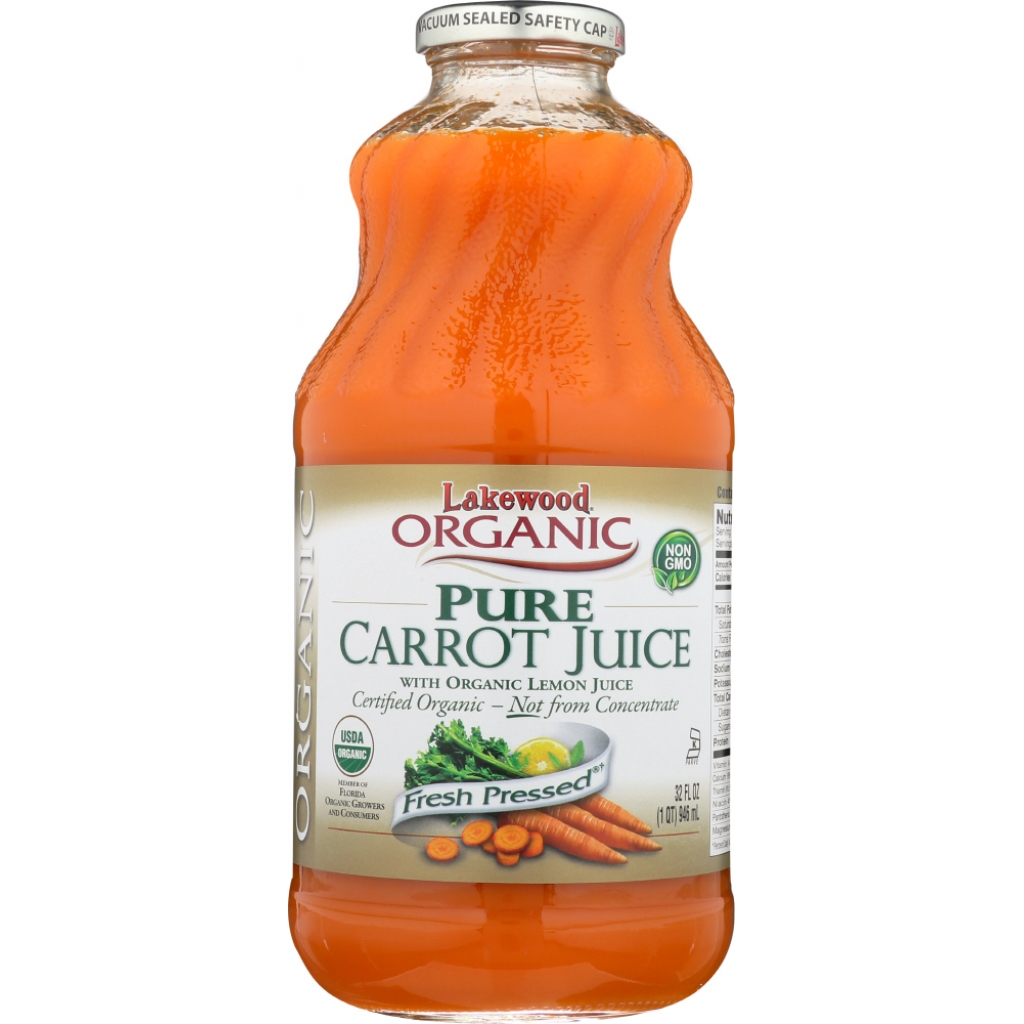 Pure Organic Carrot Juice