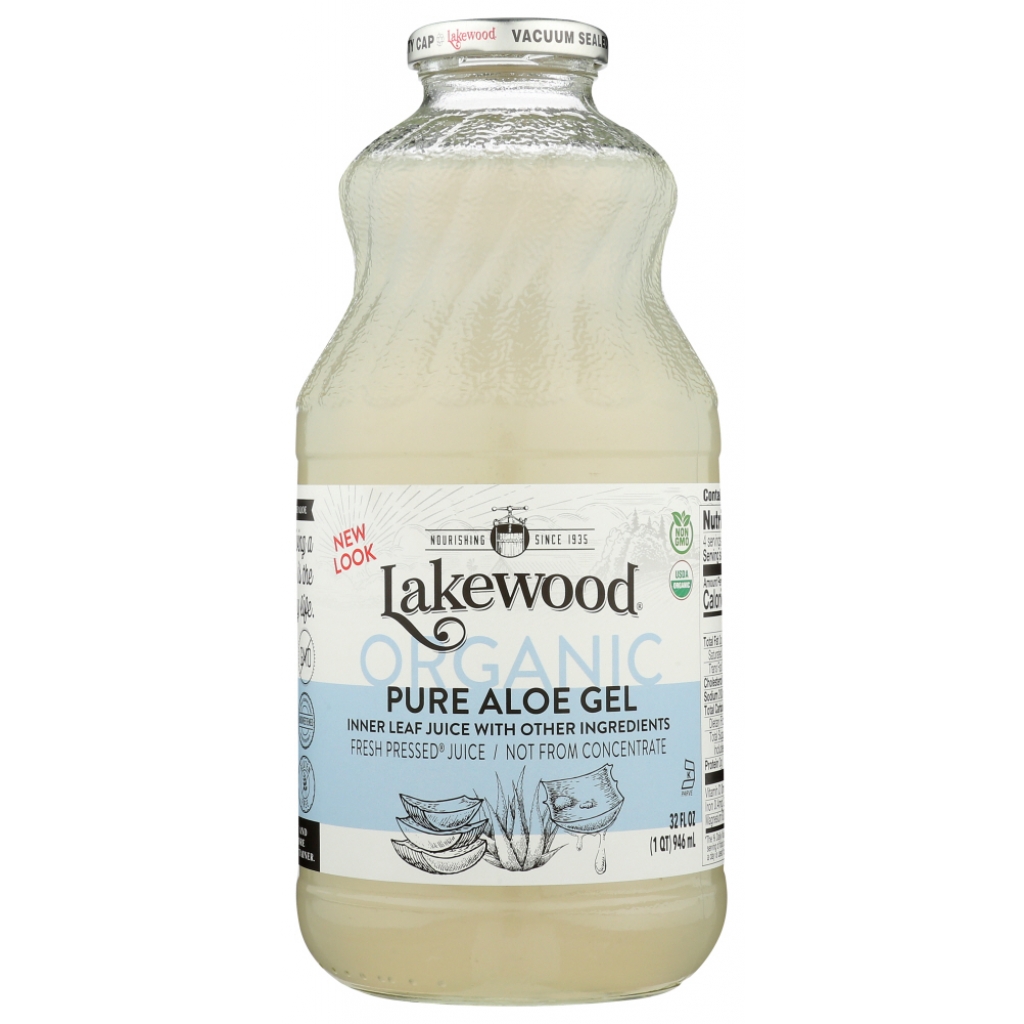 Organic Pure Aloe Gel, 32 oz