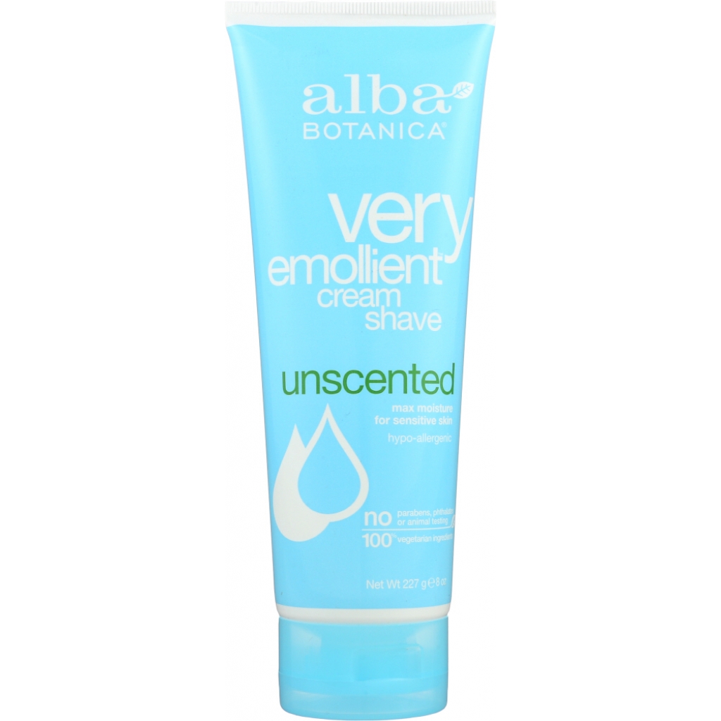 Unscented Very Emollient Cream Shave - 8 oz