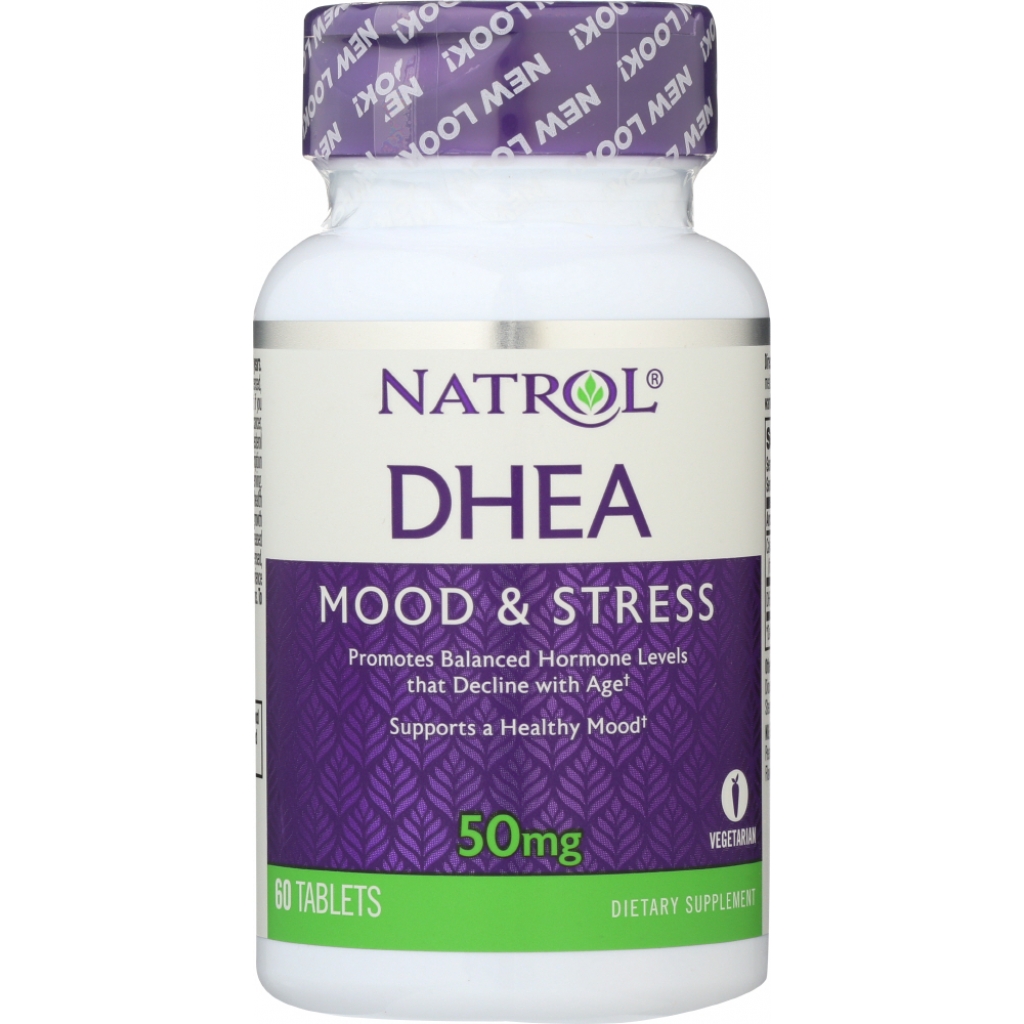 DHEA Supplement - 50 mg, 60 Tablets