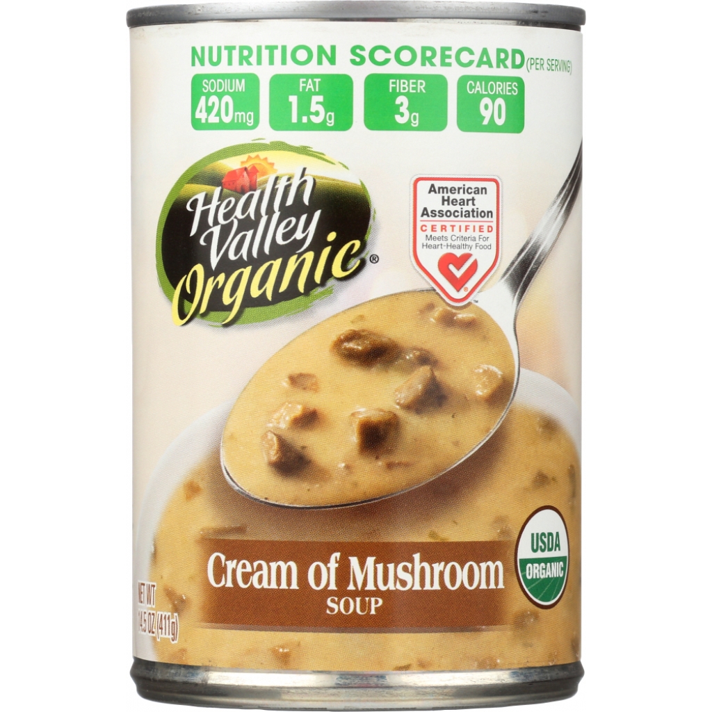 Organic Cream of Mushroom Soup - 14.5 oz