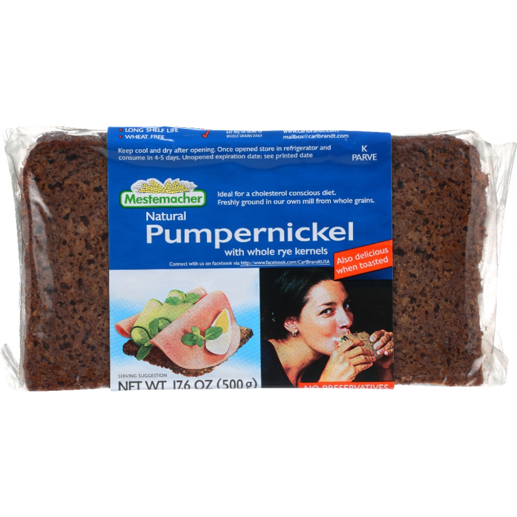 Traditional Pumpernickel Bread - 17.6 oz