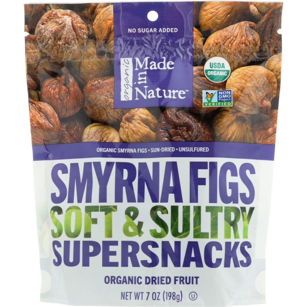 Organic Smyrna Figs Supersnacks - 7 oz