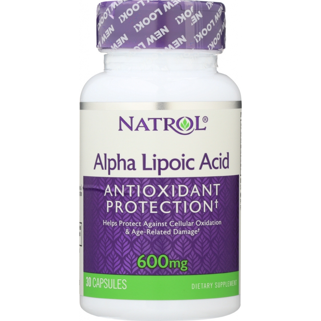 Alpha Lipoic Acid 600 mg, 30 Capsules