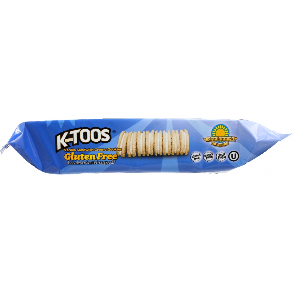 Gluten Free KinniToos Vanilla Sandwich Creme Cookies - 8 oz