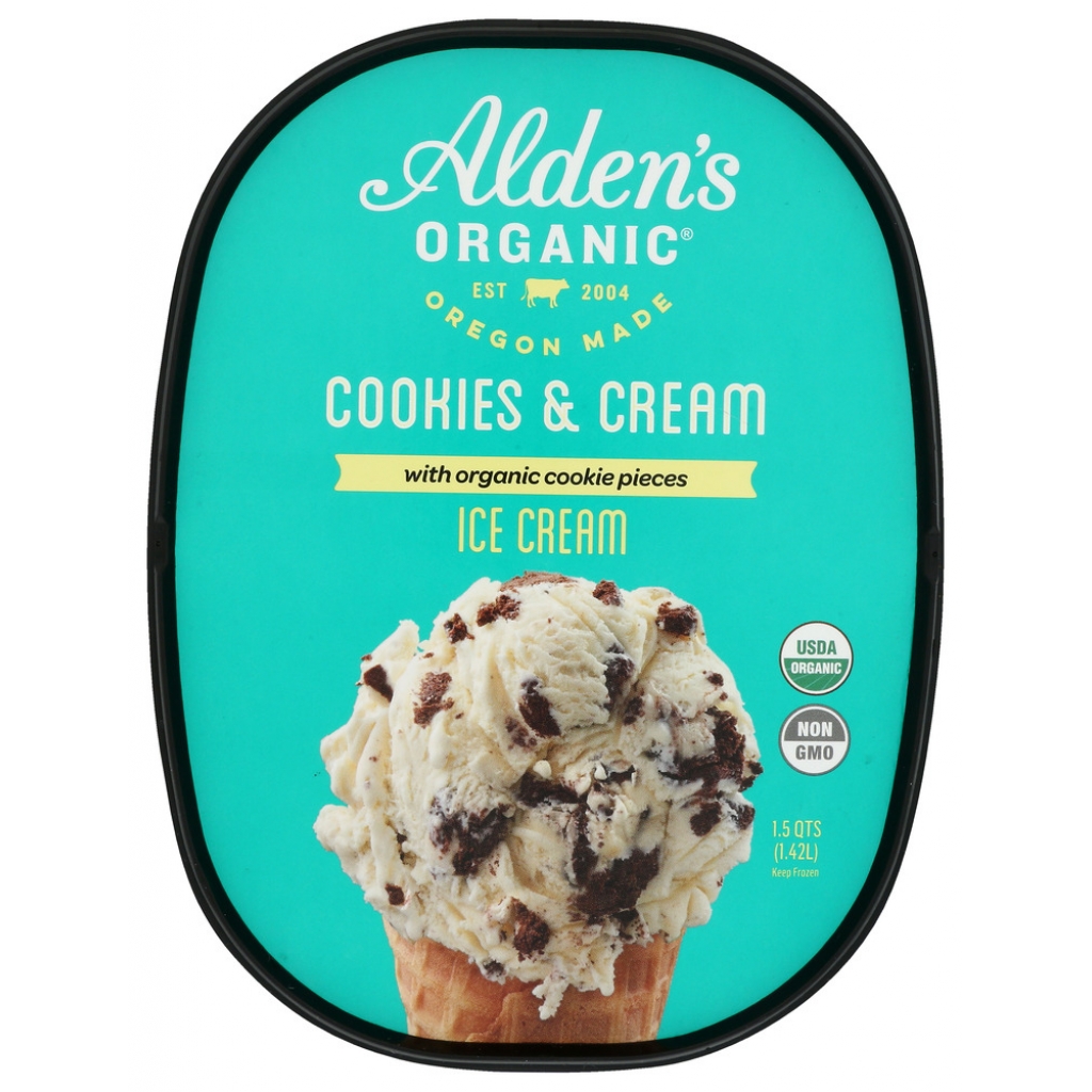 Organic Cookies 'n Cream Ice Cream - 48 oz