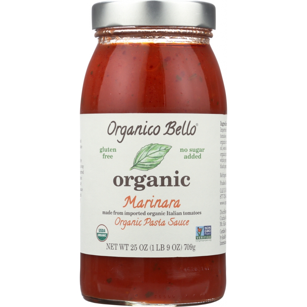 Organic Marinara Pasta Sauce, 25 oz