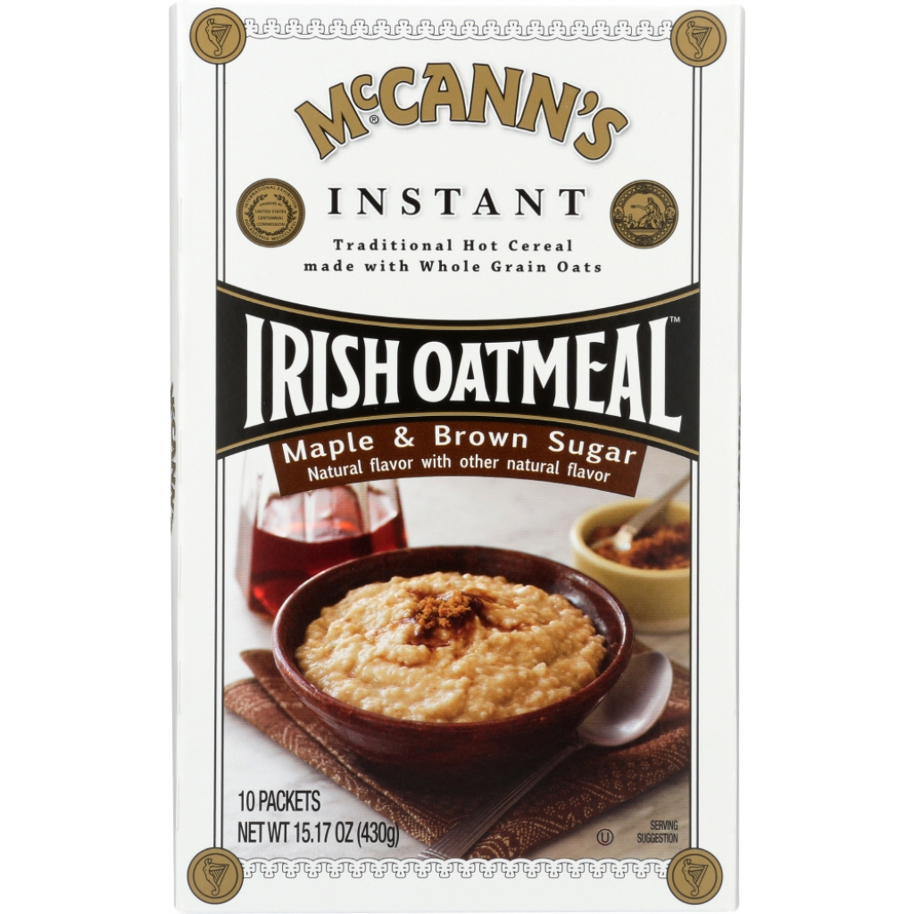 Instant Maple and Brown Sugar Irish Oatmeal, 15.1 oz