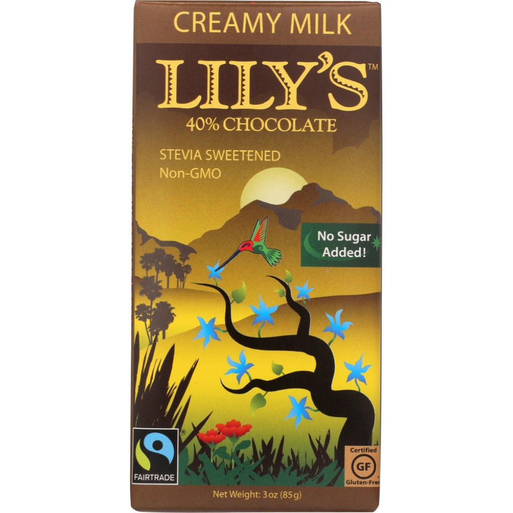 Creamy 40% Milk Chocolate Bar - 3 oz