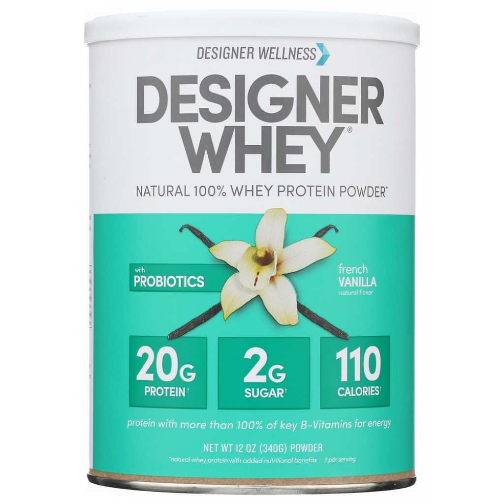 100% Premium Powdered French Vanilla Protein, 12 oz