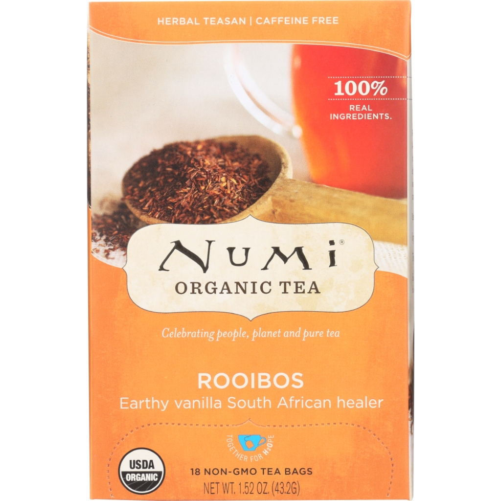 Organic Rooibos Tea Bags, 18 bags, 1.52 oz