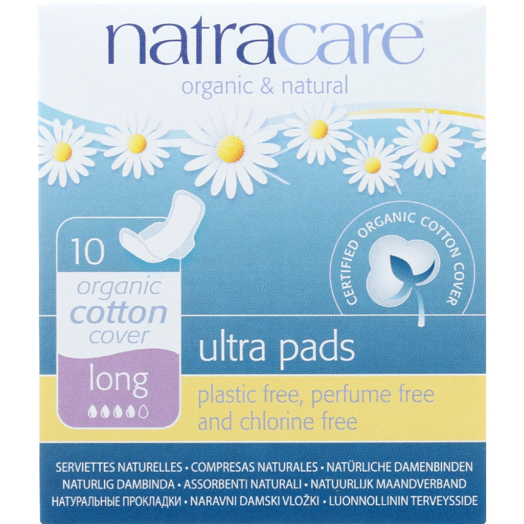 Eco-Friendly Ultra Long Period Pads - 10 Count