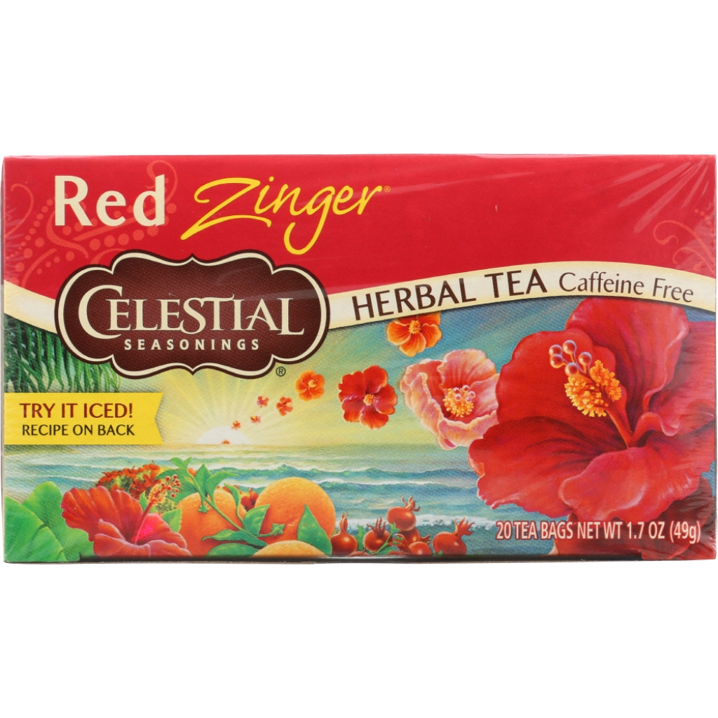 Caffeine-Free Red Zinger Herbal Tea - 20 bg